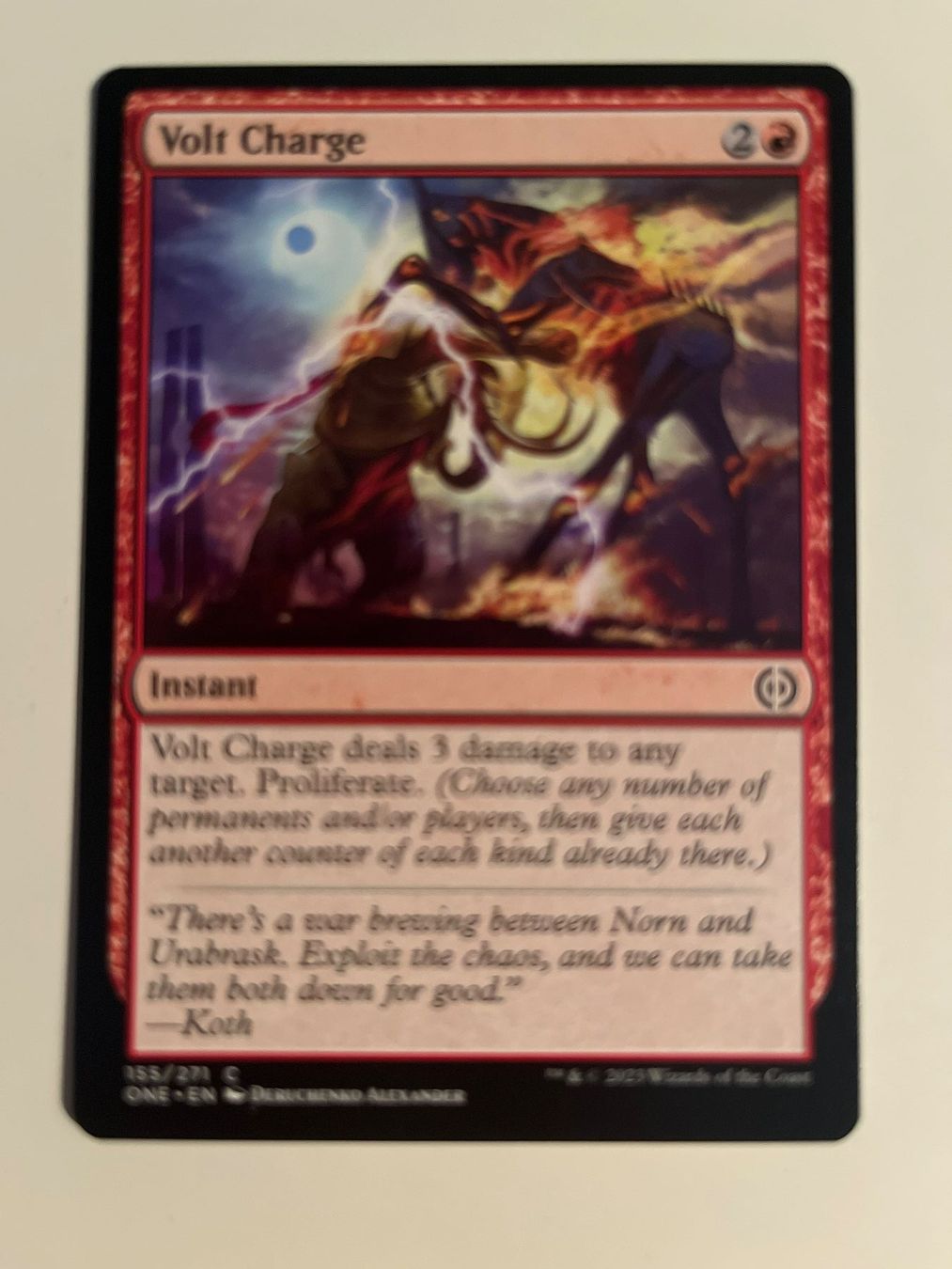 Magic The Gathering Carte collezionabili: 1 x Volt Charge - Magic: The Gathering - MtG – Usato da Kriens venduto da Shadi1980