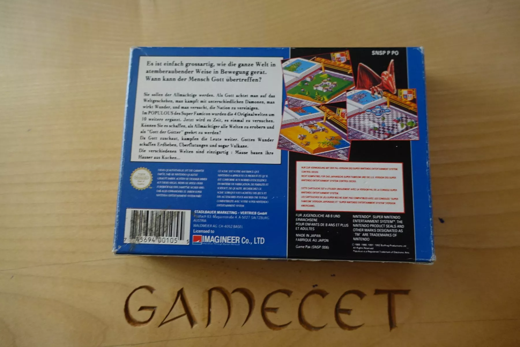 Nintendo Giochi: Populous – Usato da Steinach venduto da Gamecet 5