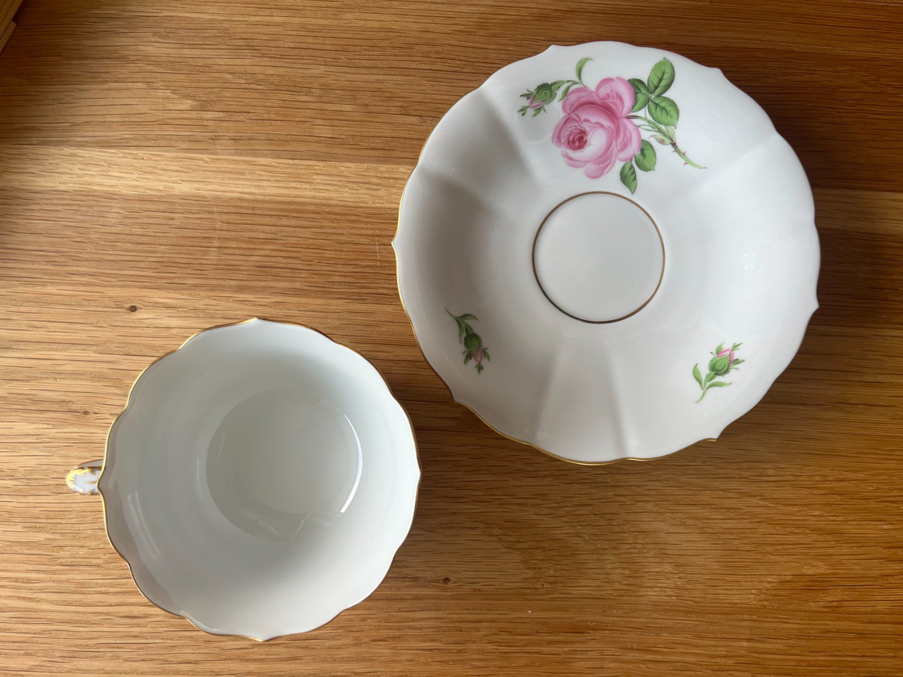Tassen: Meissen Tasse mit Unterteller – Neu (gemäss Beschreibung) aus Schwerzenbach von b00nb00n 1