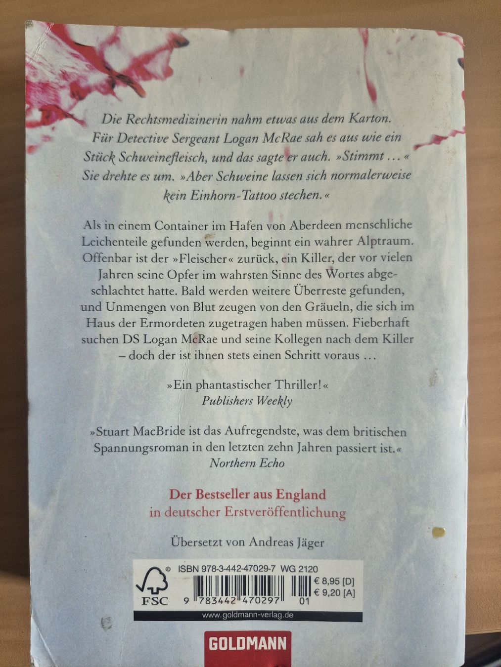Libri: Blut und Knochen – Usato da Speicher venduto da Jodel100 1