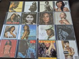 CD Sammlung Pop und R&B diverse Interpreten 74Stk