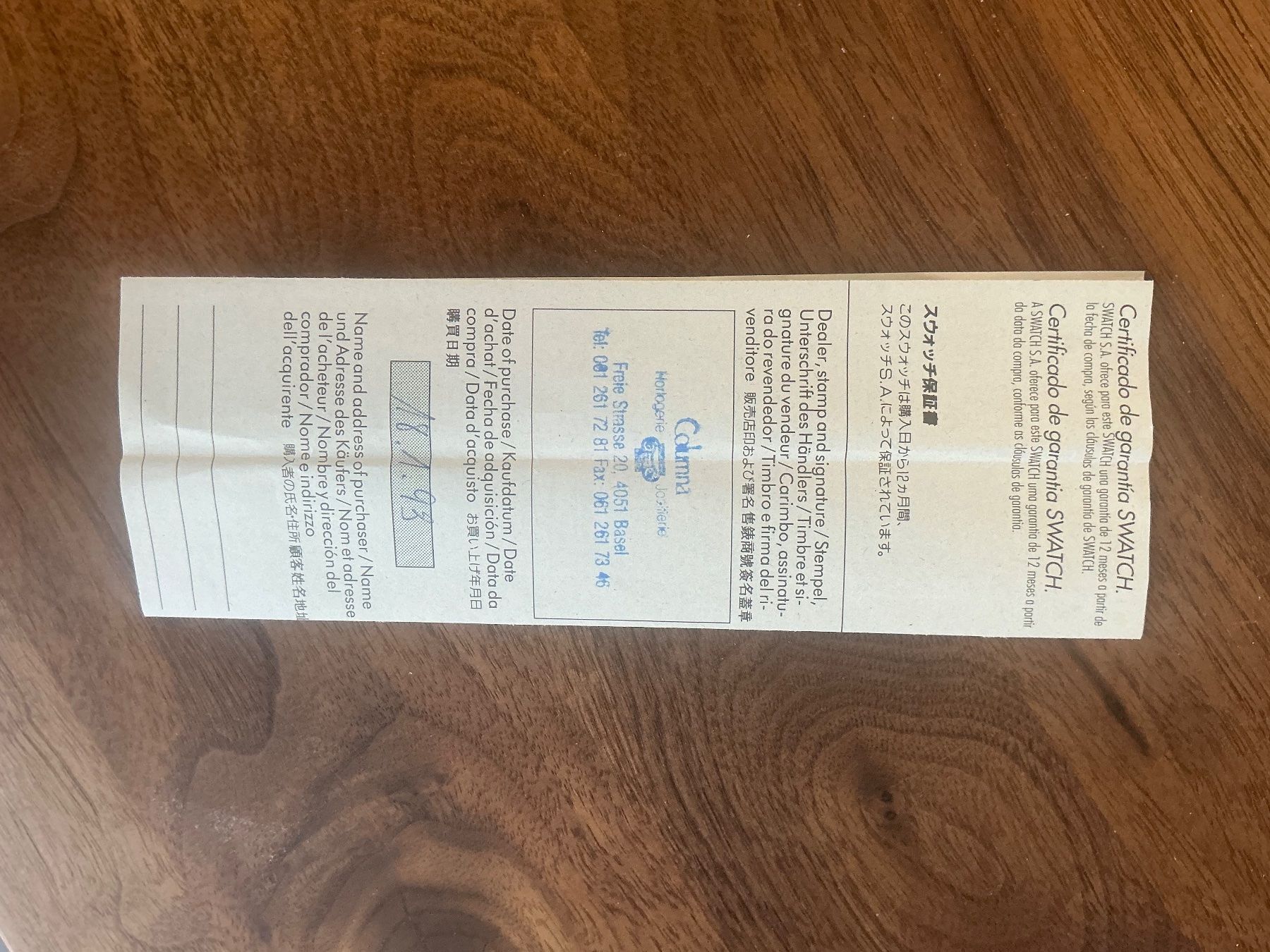 Swatch Uhren: Swatch GG118 YURI – Neu (gemäss Beschreibung) aus Unterägeri von Peter135 4