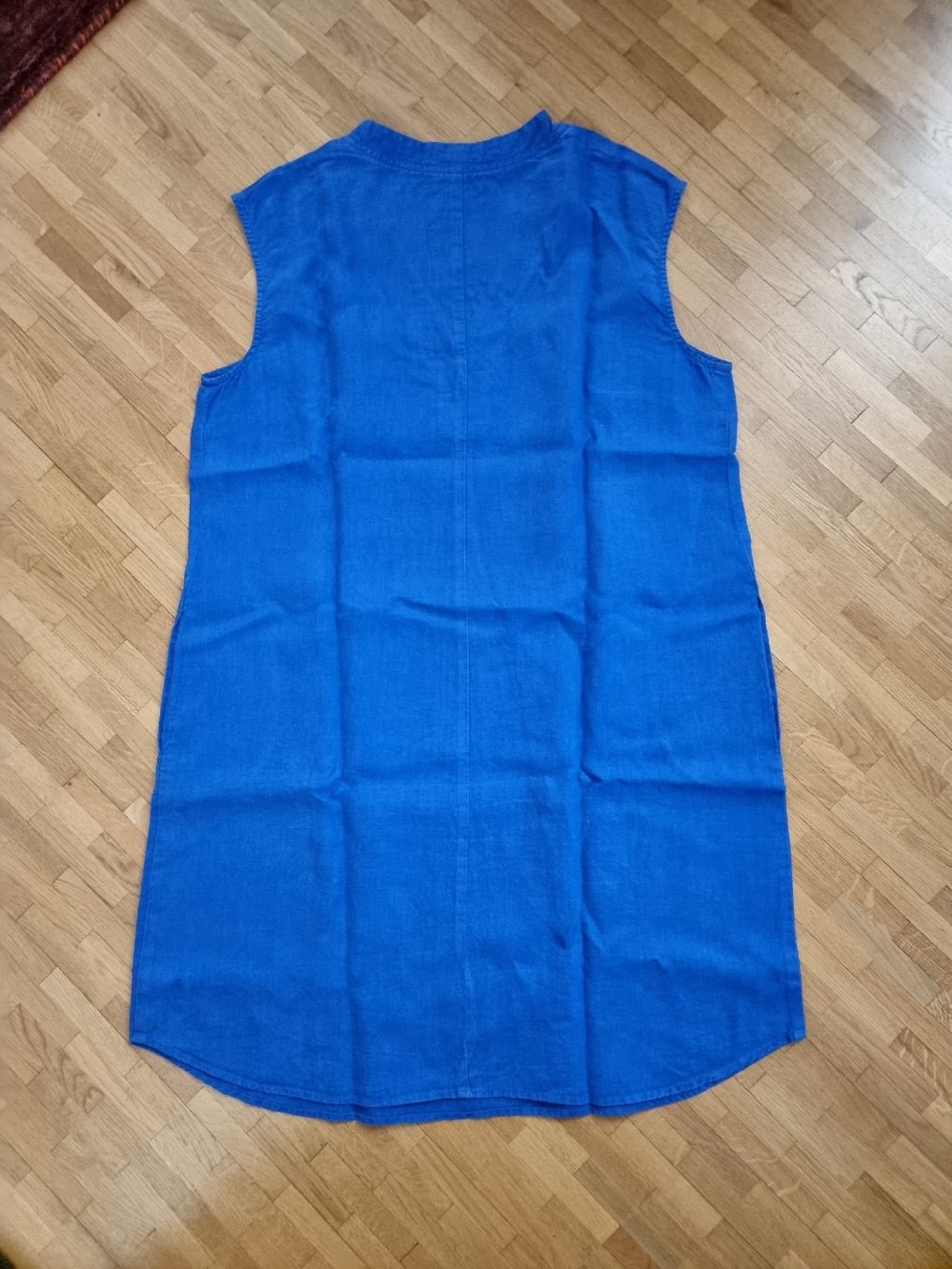 Maison 123 Kleider: Robe lin sans manches Bleue Maison 123  – Gebraucht aus Veyrier von Leilazizou 3