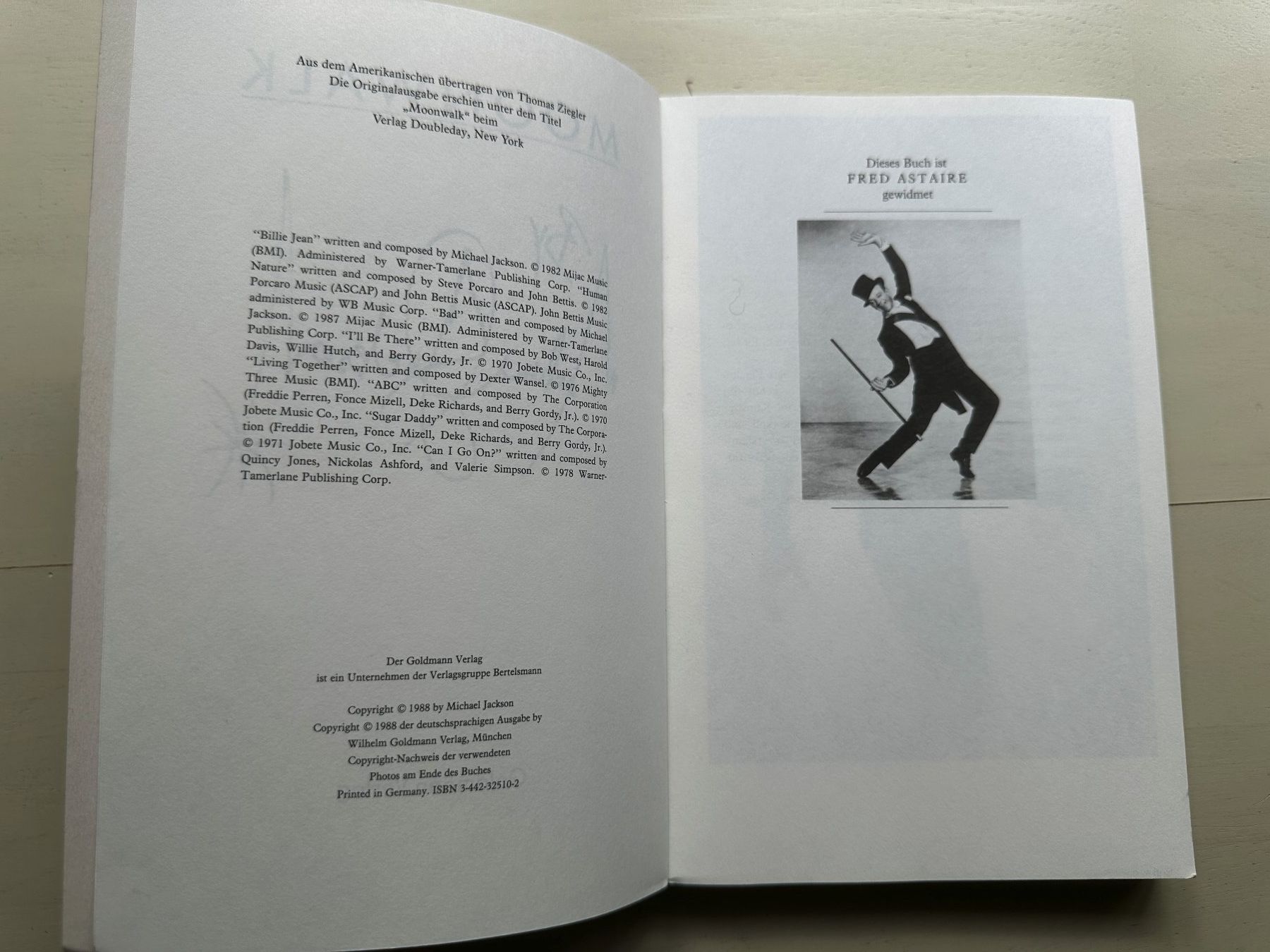Livres: MICHAEL JACKSON original Buch Moonwalk 1988 Ausgabe differnt – D'occasion à Basel par Partridge 3