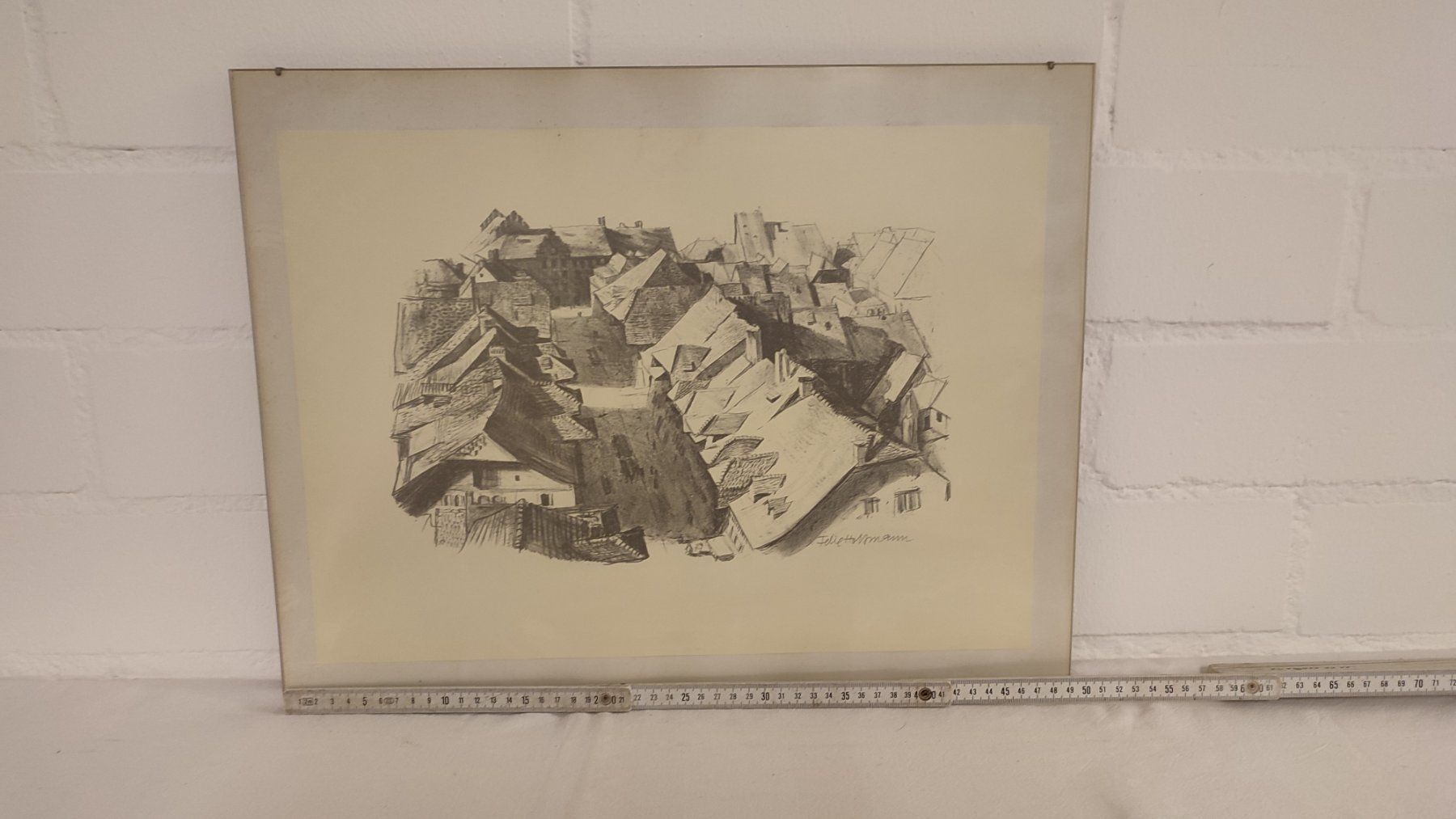 Foto & Immagini: Wunderschönes altes Bild Felix Hoffmann AARAU 2 – Usato da Gelterkinden venduto da MYSTOREFORYOU4460ART 7