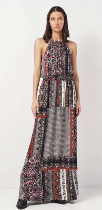 Vestiti: Maxikleid Sommer Patchwork Print Gr. S, leicht und luftig – Nuovo (secondo la descrizione) da Hendschiken venduto da Uraniali