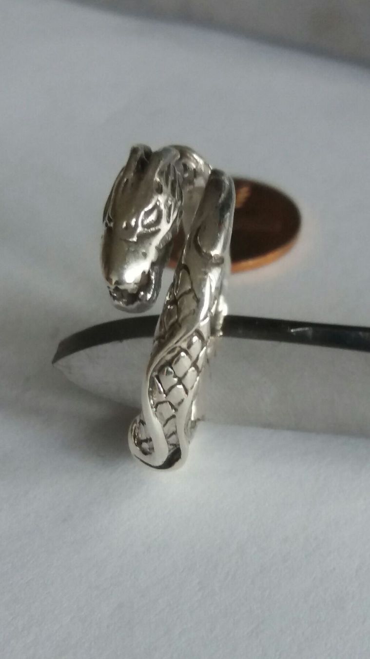Bagues: Schlange Silber Ring  / Serpent argent – D'occasion à Laufen par Sunjupite7 2