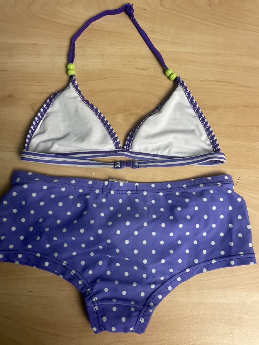 Maillots de bain: Lila Mädchen Bikini mit Pünktchen, Gr.152/158Top! – Neuf (Voir description) à Obergerlafingen par cabo4 1