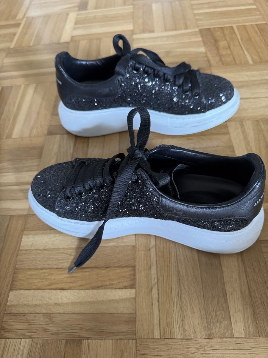 Scarpe da uomo: Alexander McQueen Sneaker, Grösse 39, Schwarz Glitzer – Usato da Schlieren venduto da itsquality 4