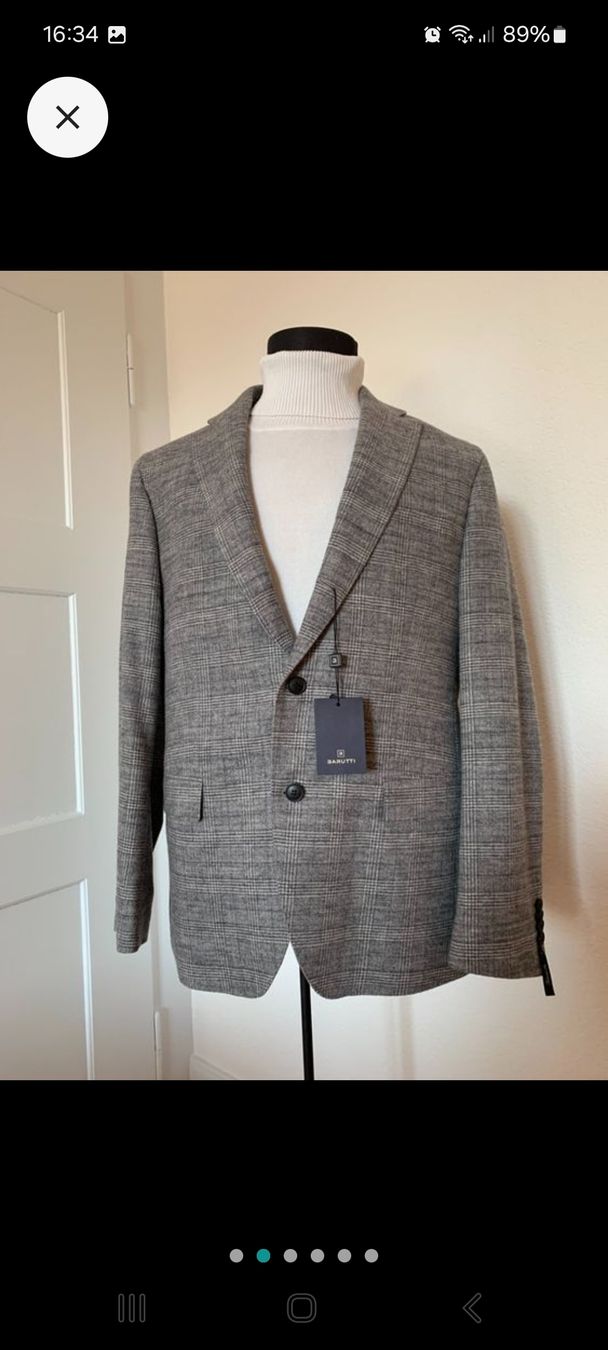Giacche: Blazer BARUTTI en laine, Gr. 48 – Nuovo e nell'imballaggio originale da Genève venduto da Martinbng 1