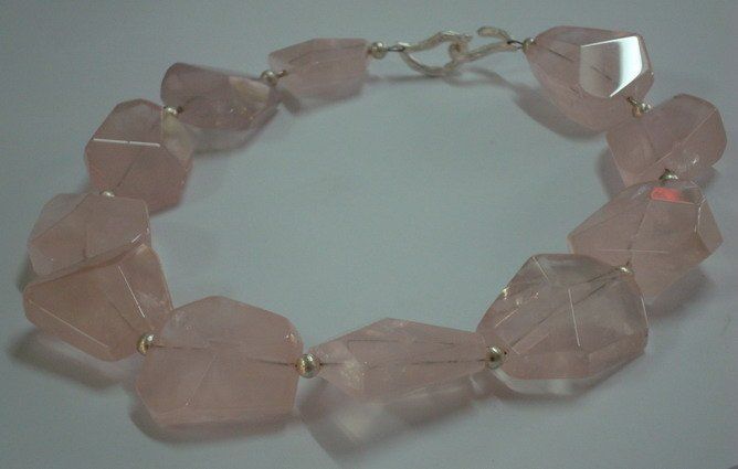 Catenine: Collier aus Rosen Quarz – Nuovo (secondo la descrizione) da Suhr venduto da Maxmusic2308