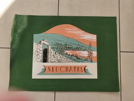 Tableau mi-relief Silvio Zippoli - Neuchâtel - Vintage 1978
