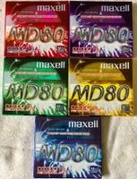 5 Maxell Minidisc MD 80 NEU und OVP