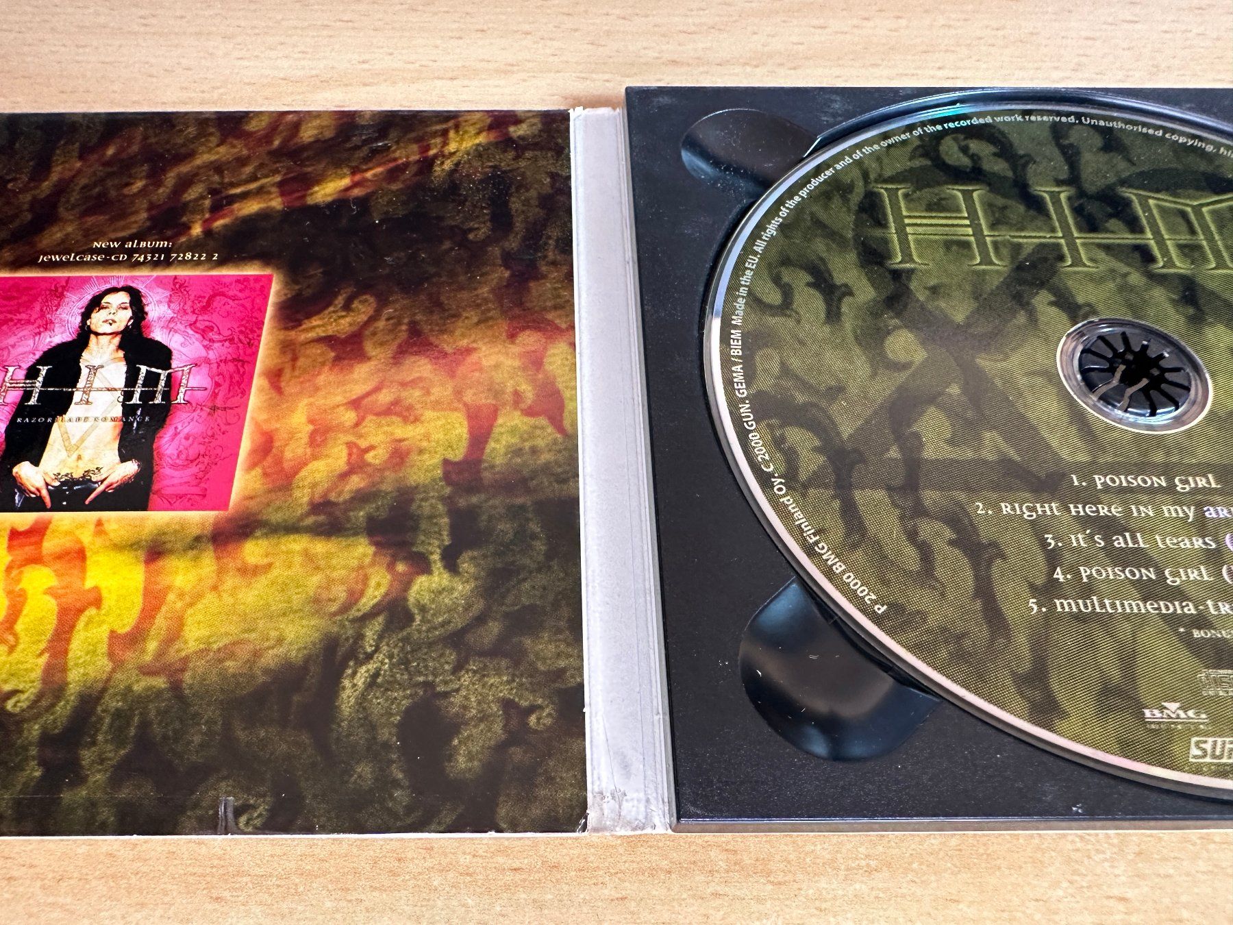 CDs: HIM – Poison Girl - Single CD – Gebraucht aus Rikon im Tösstal von Alpenmutz 2