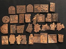 Bärner Fasnachtsplaketten Kupfer Lot 1