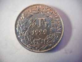 50 Rp. 1929 silber