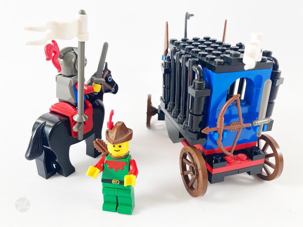 LEGO Ritter Set 6042 Gefängniswagen Castle Ritter Anleitung (Gebraucht ...