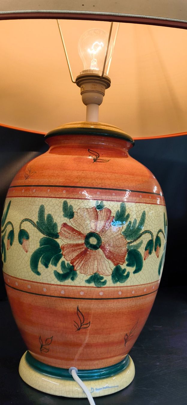 Lampade: Orange Keramiklampe – Usato da Basel venduto da bk_brockibasel 5
