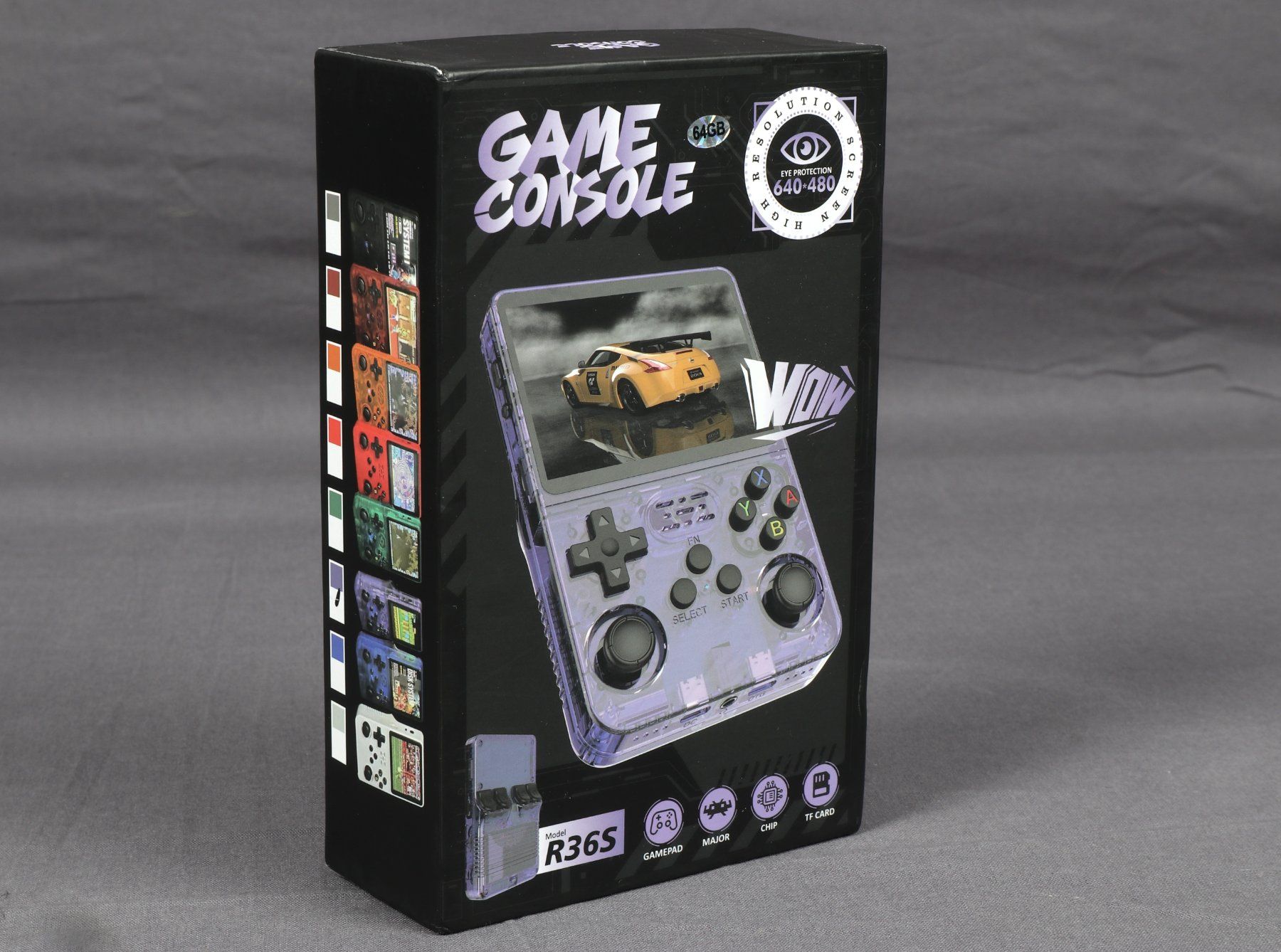 Console: GAME CONSOLE Emulator-Handheld R36S Lila 64 GB – Usato da Steinen venduto da Restwert_Steinen 7