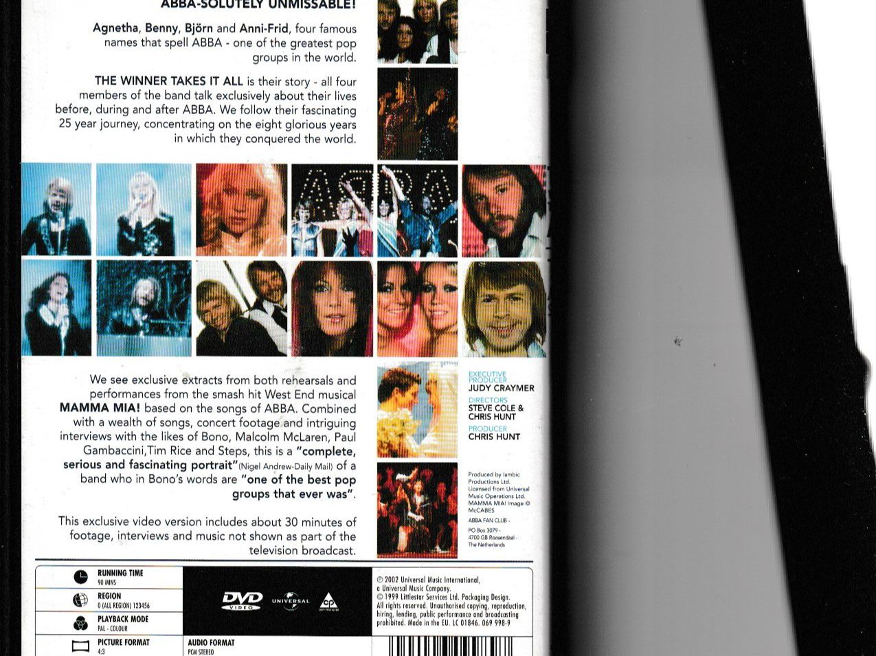 Tutti i DVDs: Abba - The winner takes it all – Usato da Chur venduto da zowie72 1