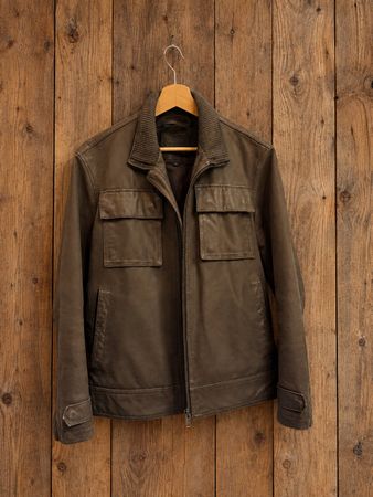 Lederjacke (Bison-Echtleder)