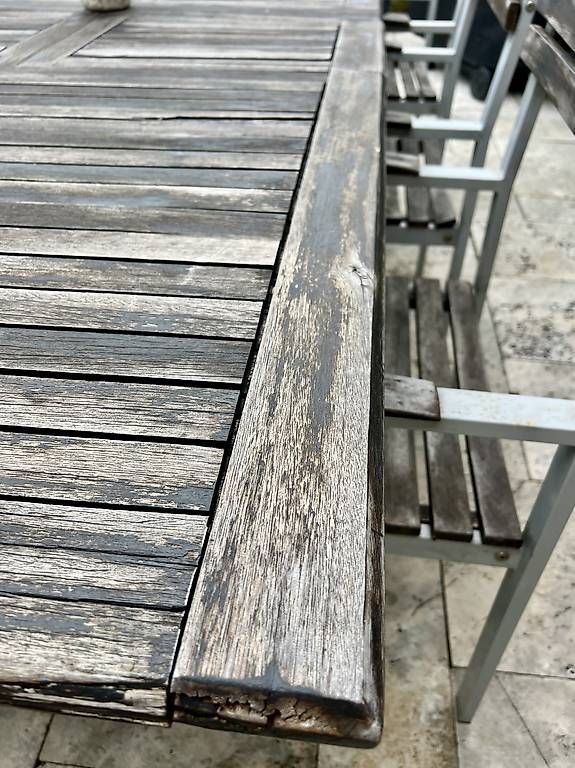 Tavoli: Gartentisch mit 6 Stühlen – Usato da Gerolfingen venduto da Pinggu71 2