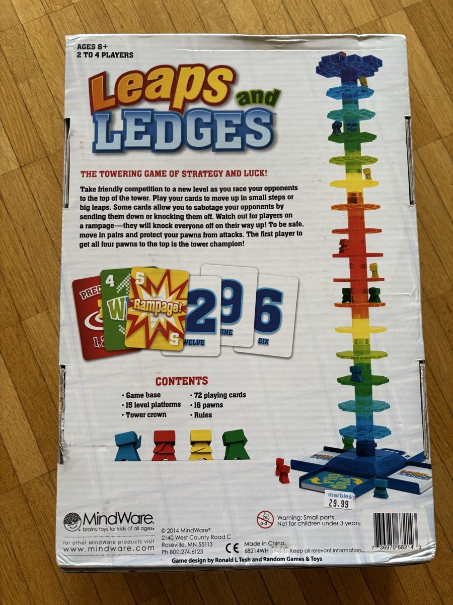 Giochi: Board game Leaps and Ledges MindWare used – Usato da Basel venduto da Ellya 1