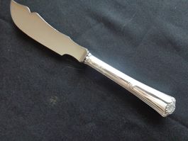 * COUTEAU A FROMAGE JEZLER LOUIS XIV ARGENT 800 COMME NEUF