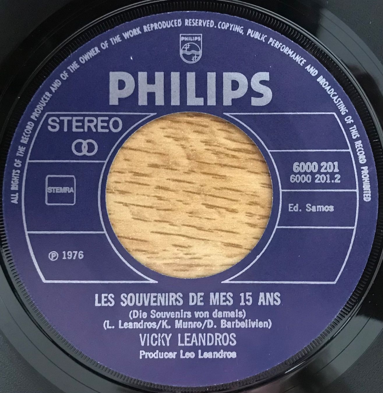 Vinyles: VICKY LEANDROS - NOTRE TANGO D’AMOUR – D'occasion à Bussigny par vinyl-pas-cher 3