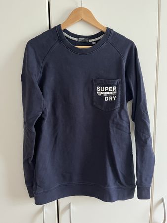 Superdry Sweatshirt dunkelblau Grösse M guter Zustand