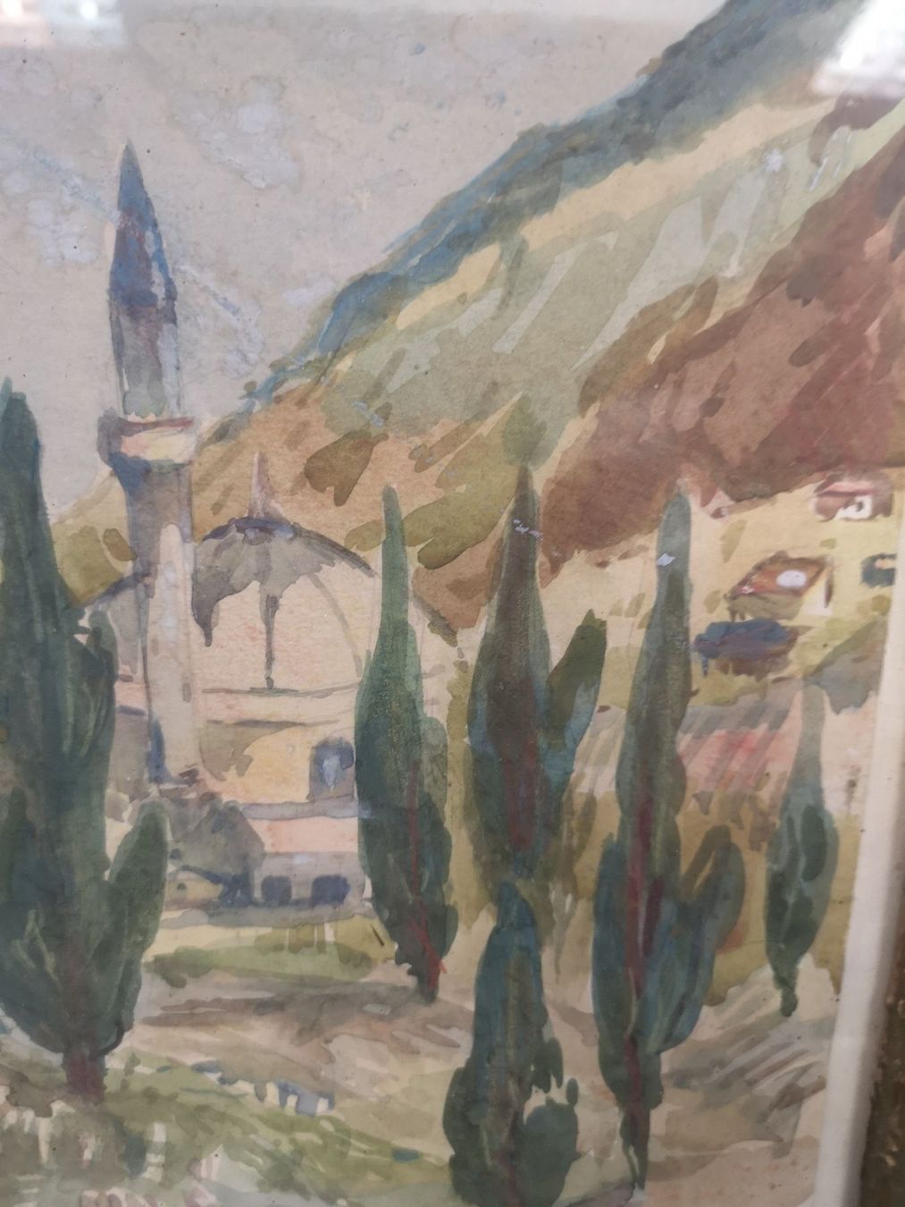 Gemälde: MAGNIFIQUE AQUARELLE SIGNÉE – Gebraucht aus Genève von Qanil77 3