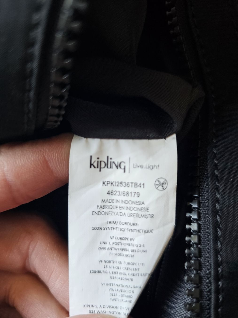 Kipling Borse da donna: original Kipling gabbie schwarz – Usato da bellinzona venduto da zeus6535 1
