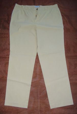 Stretch - Hose, Gr. 48, Hellgelb * Paola Facchetti *