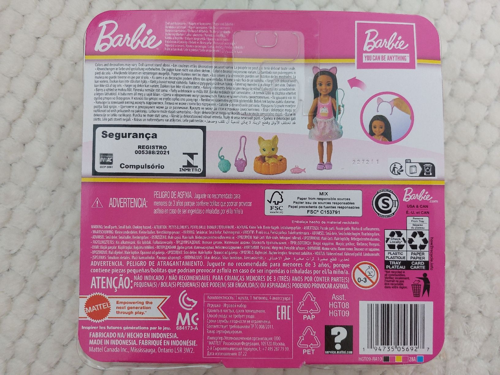 Bambole: BARBIE Chelsea mit Haustier - Katze – Nuovo e nell'imballaggio originale da Balterswil venduto da Steineparadies 1