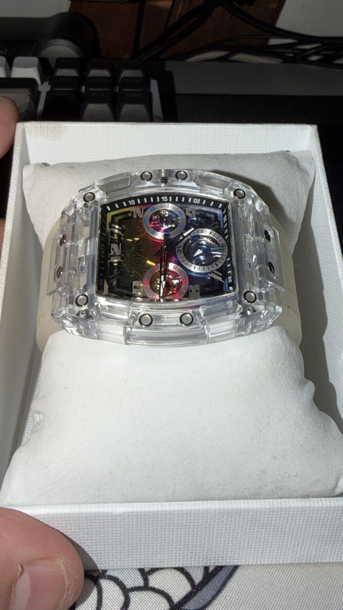 Guess Orologi: Guess PHOENIX - Chronograph - clear/ rainbow matte – Usato da Oberglatt ZH venduto da try_sct9 1