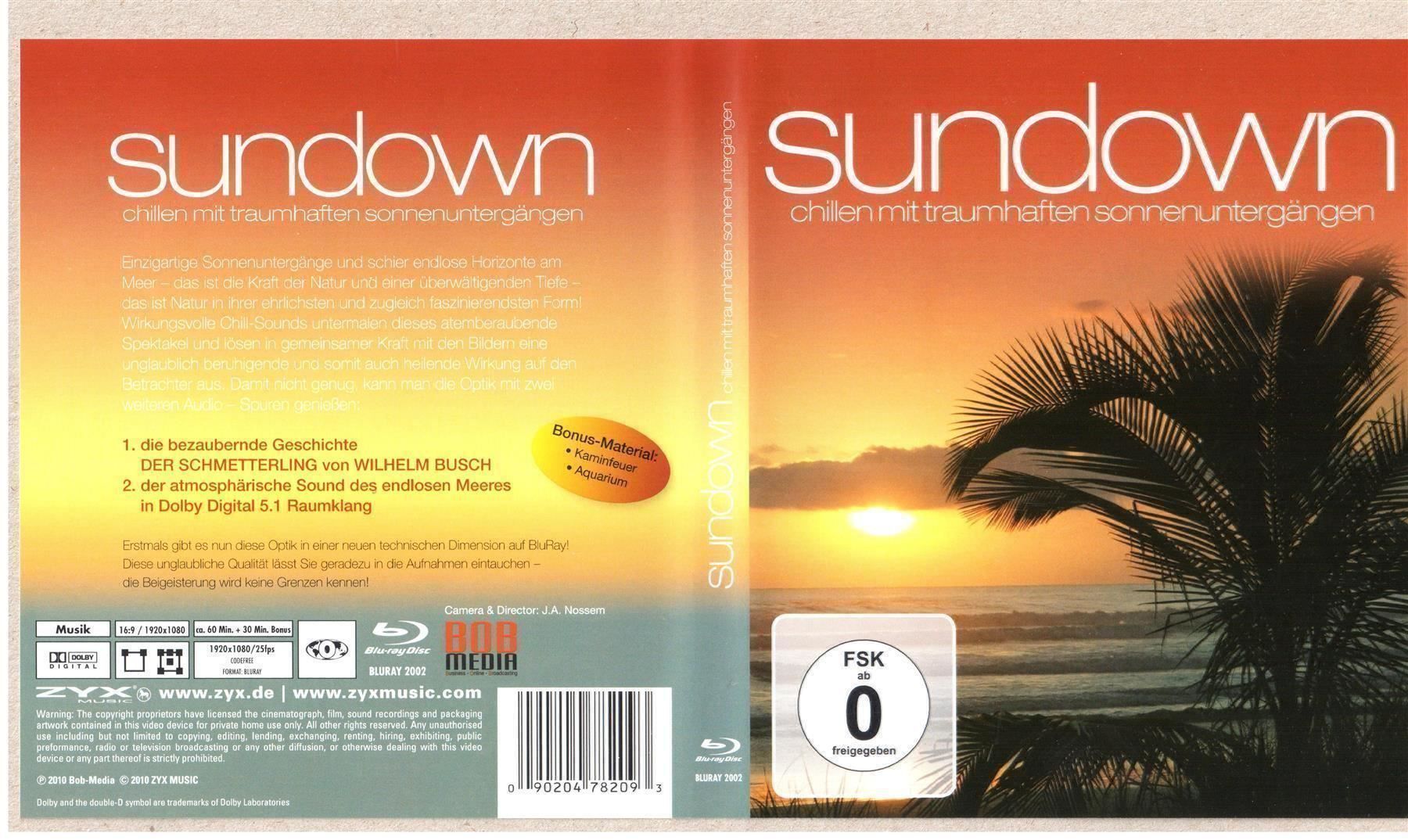 Tutti i DVDs: SUNDOWN SONNENUNTERGÄNGE BLU-RAY BLURAY – Usato da Basel venduto da verano1000 1
