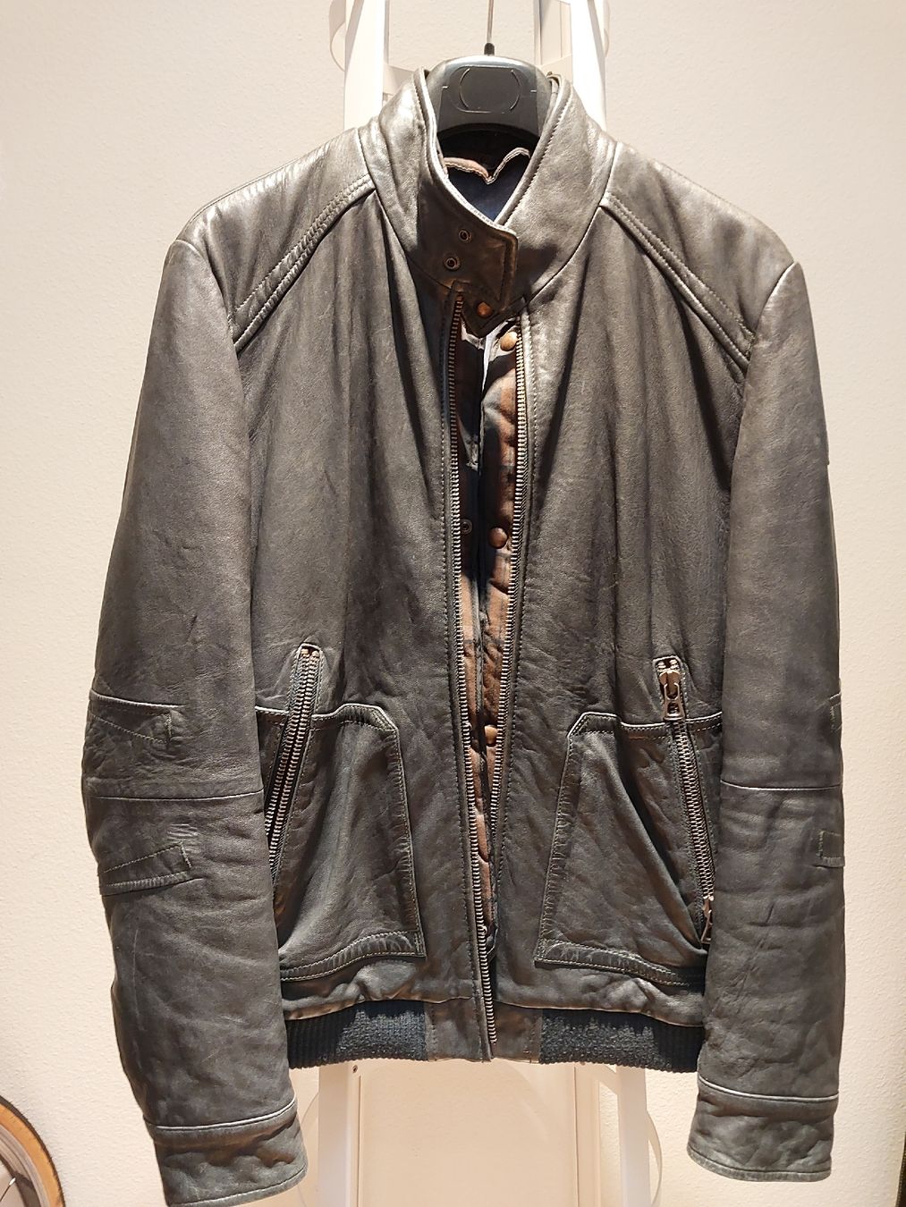 Hugo Boss Jacken: BOSS Orange Lederjacke - Gr 48 - ungetragen – Neu (gemäss Beschreibung) aus Zug von ciceroni 2