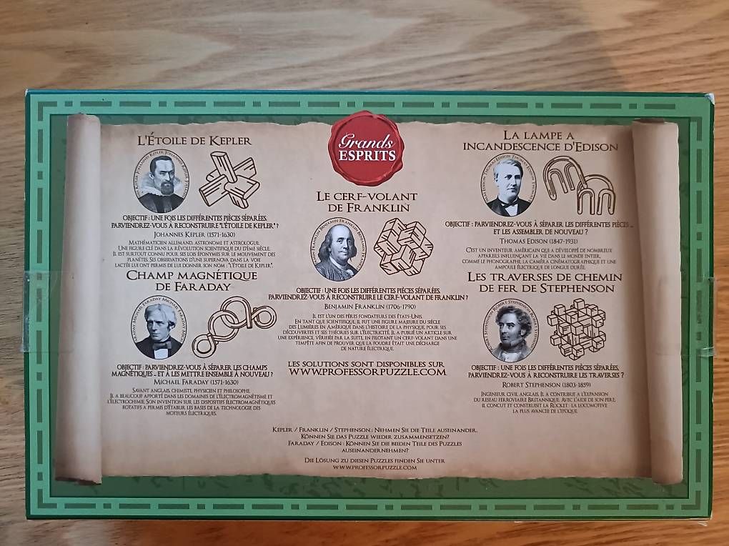 Giocattoli: Coffret jeu 5 casse-têtes – Usato da Chêne Bougeries venduto da guimzou 1