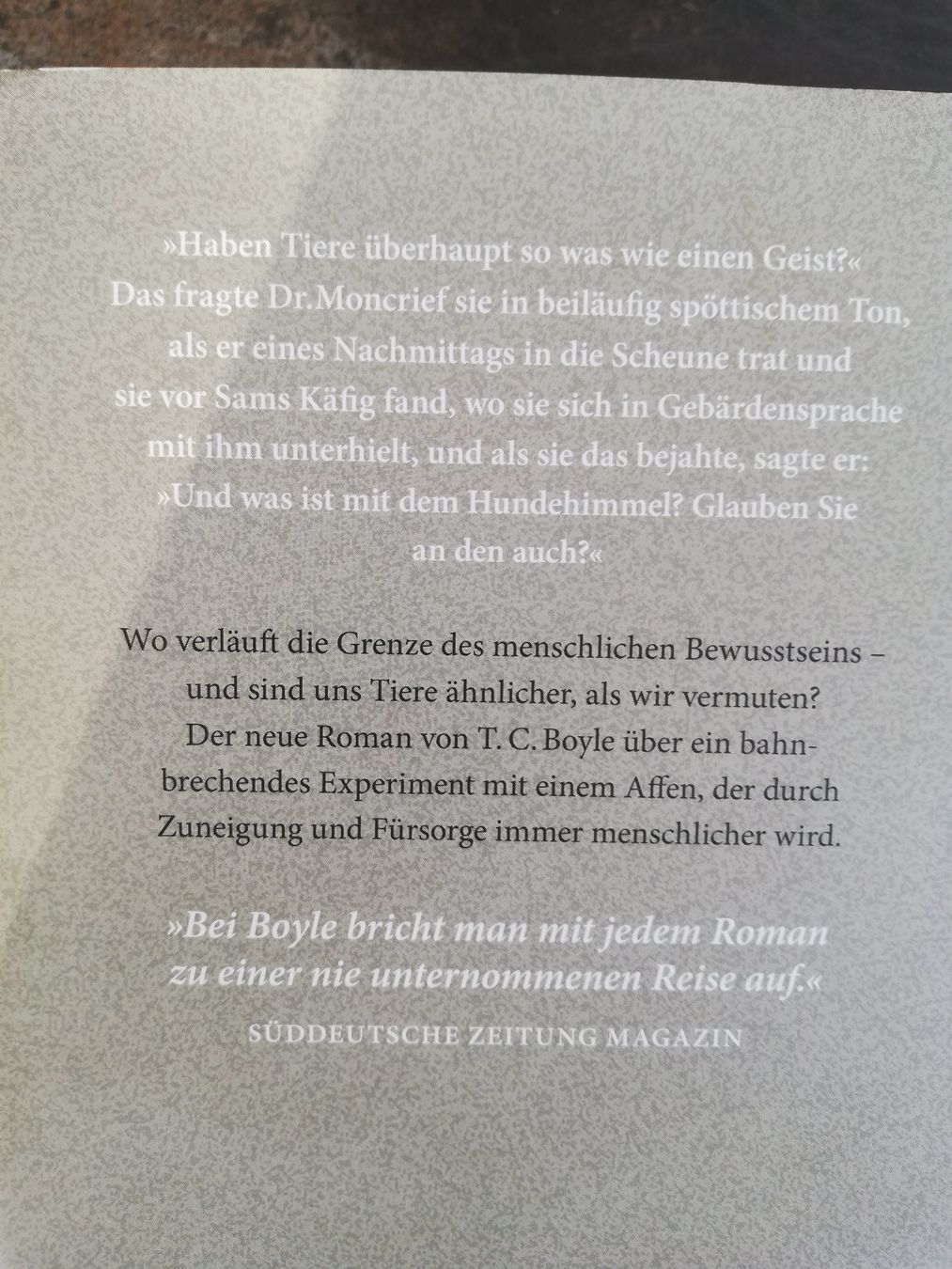 Libri: T.C. BOYLE - Sprich mit mir – Usato da Hildisrieden venduto da Malve 1