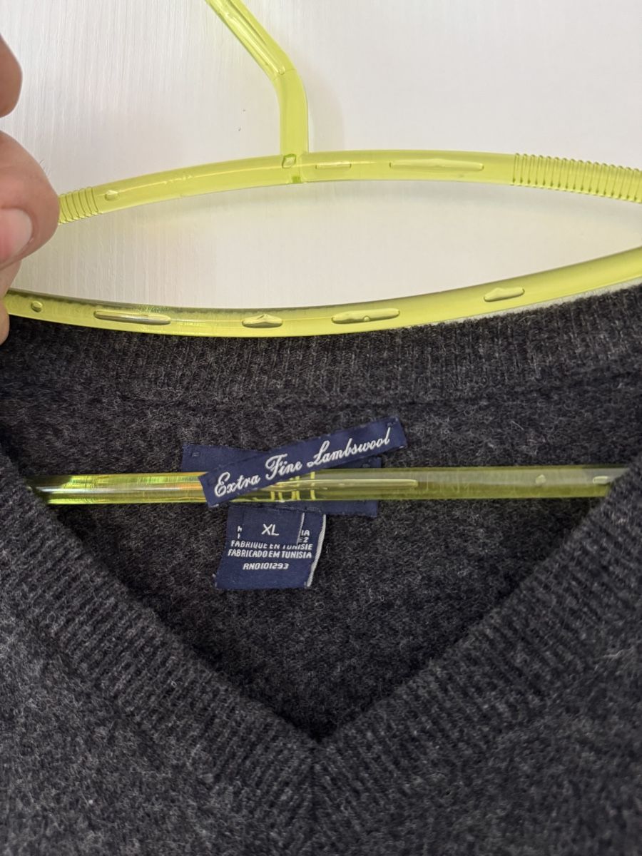 Gant Maglioni & Felpe: GANT Lambwool Herrenpullover, Grösse XL fit L, Pullover grau – Nuovo (secondo la descrizione) da Wetzikon ZH venduto da Jan_wojt 3