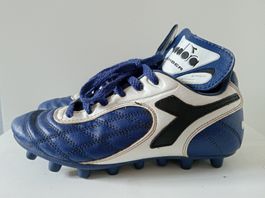Diadora Bomber Fussballschuhe, Blau/Weiß, Gr 36, (3 1/2)