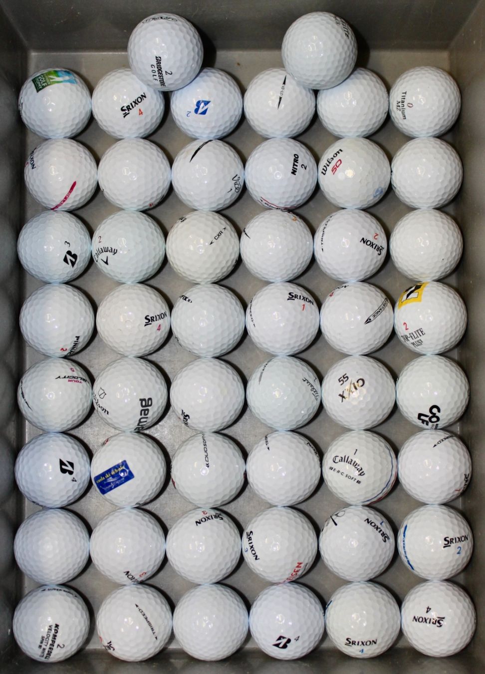 Bälle: 50 erstklassige Golfbälle – Gebraucht aus Waldkirch von Wasu