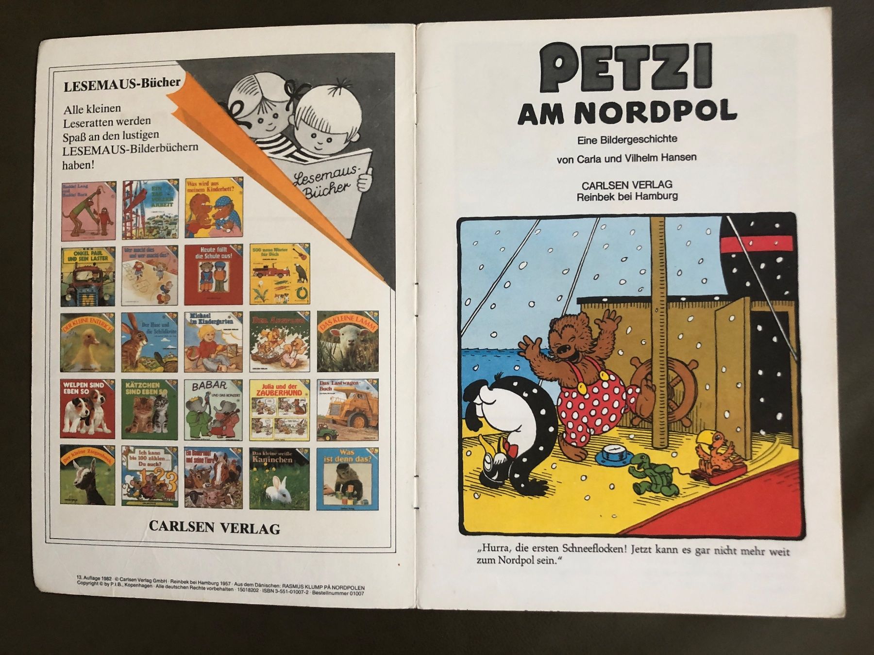 Libri: Buch Petzi am Nordpol – Usato da Nunningen venduto da anclaudia 1