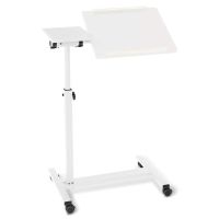 Mobiler Laptoptisch / Beistelltisch auf Rollen