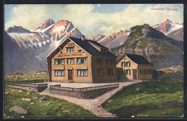 AK Appenzell, Gasthaus Ebenalp, 1928