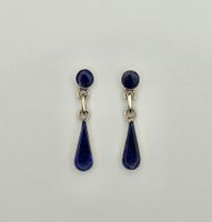 Lapislazuli Ohrhänger – Eleganz in 925er Silber