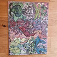 Acrylbild,  Original,"  Emotionaler Weg" 
