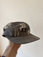 DC Cap Baseballkappe grau mit Blumenmuster verstellbar
