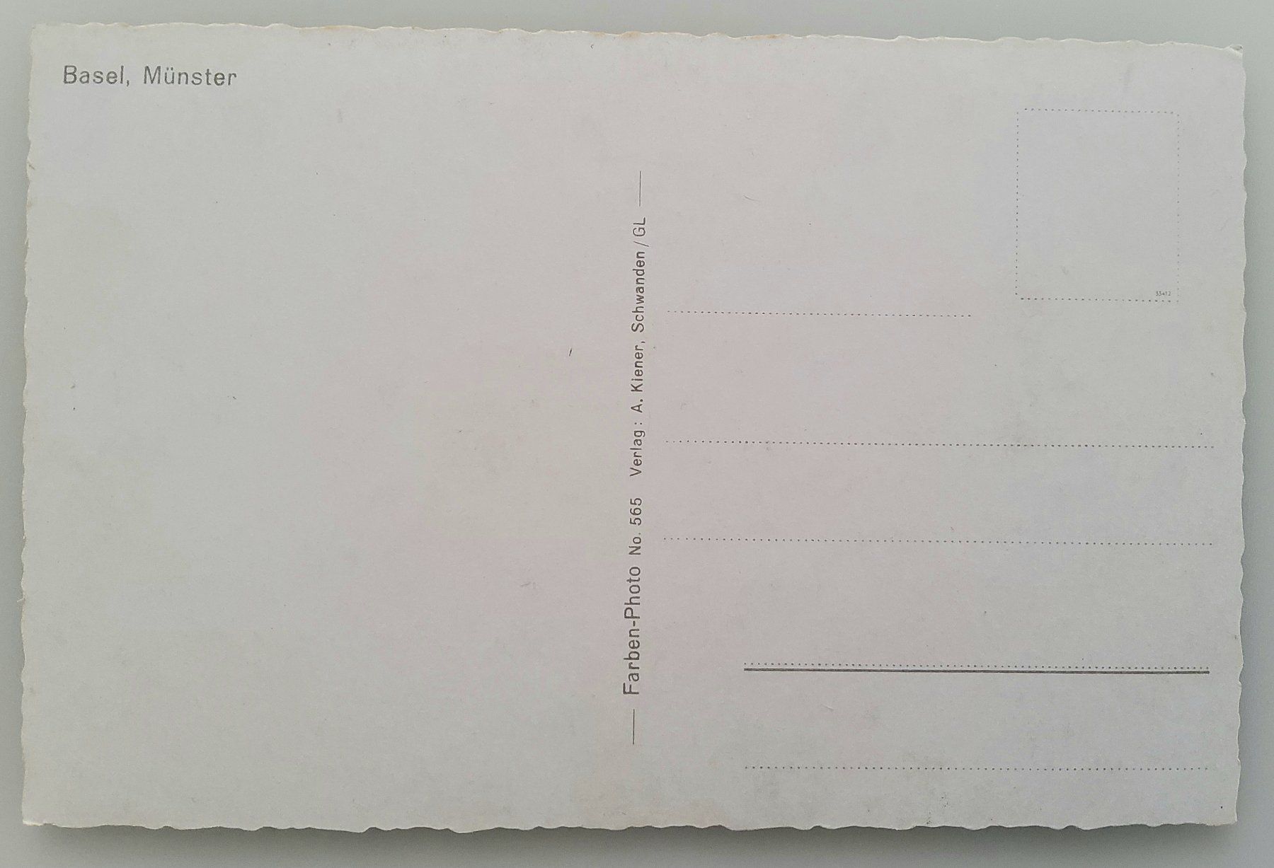 Cartoline postali: Ansichtskarte Basel Münster – Nuovo (secondo la descrizione) da Buchrain venduto da mue_kru 1