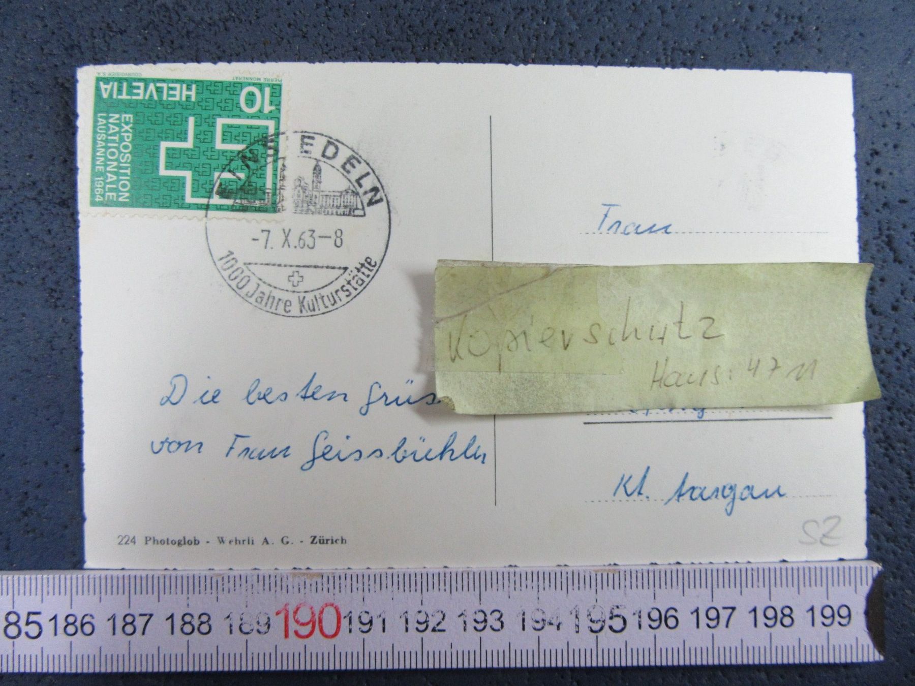 Ansichtskarten: EINSIEDELN KLOSTER VW KÄFER OLDTIMER AUTO OLDTIMER AK SZ – Gebraucht aus Ettingen von Hausi4711 2